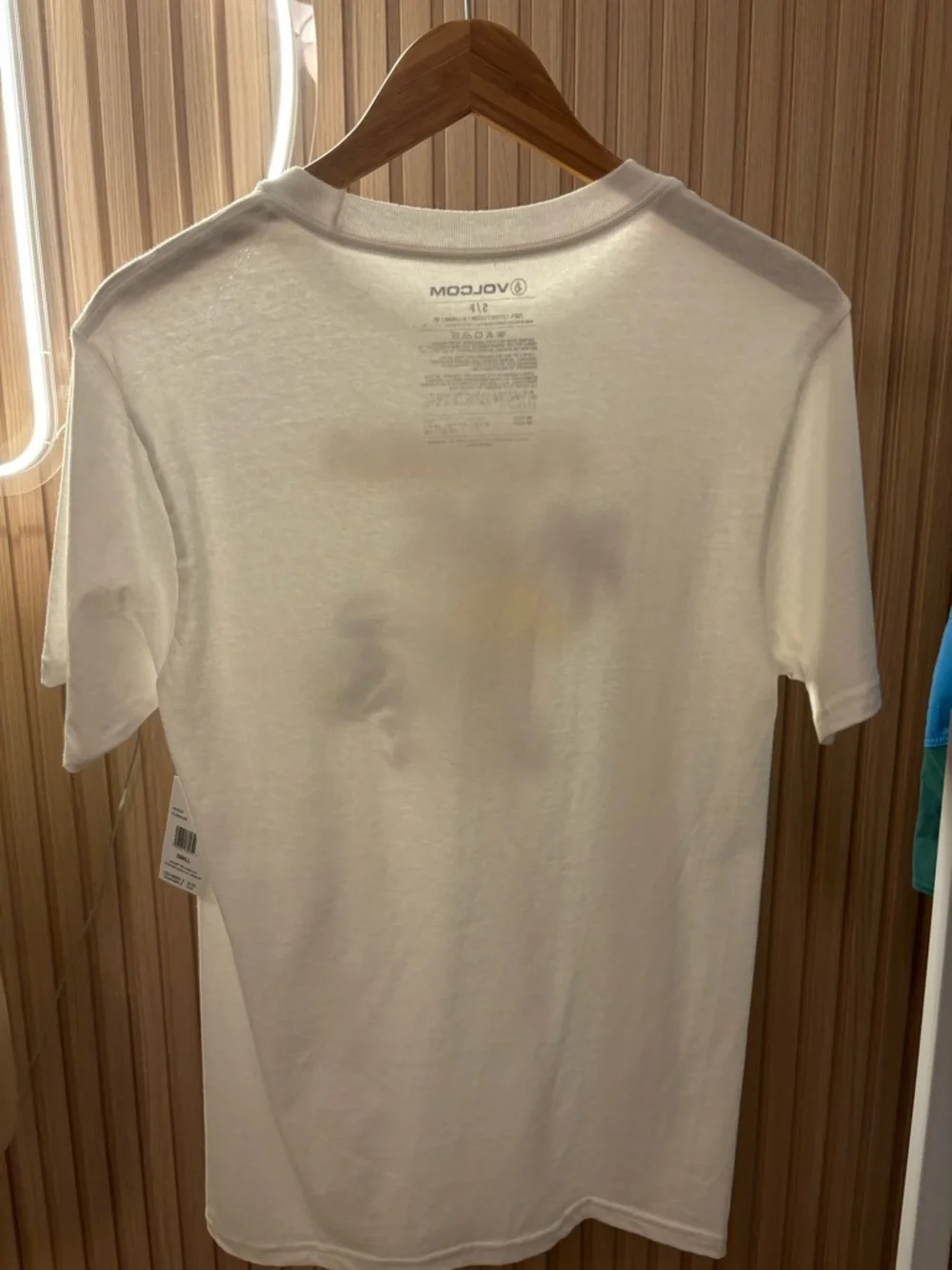 Volcom White Florida Palm & Alligator Graphic Tee - Picture 3 of 4